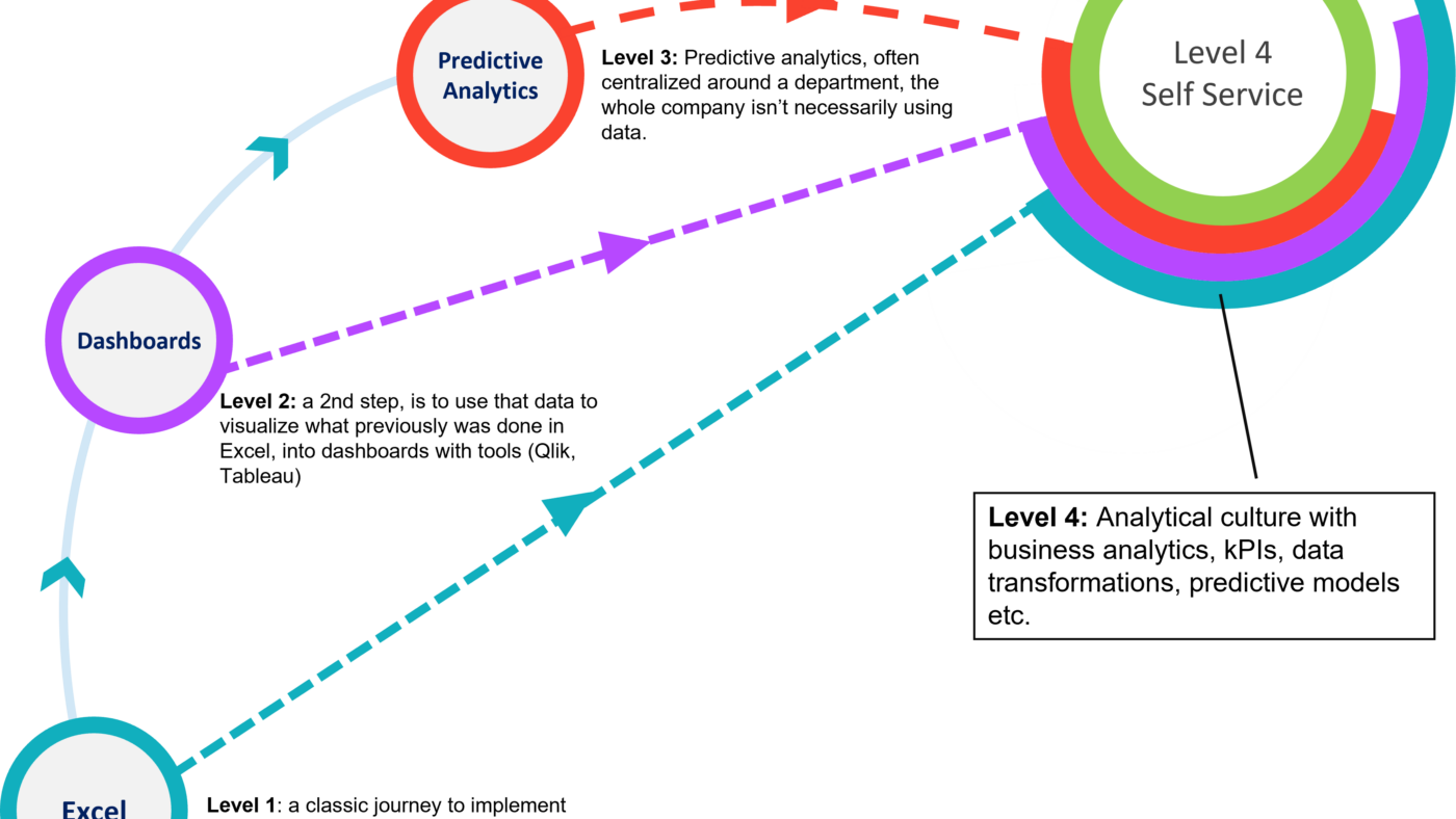 Data Culture as a Path towards Self Service Analytics